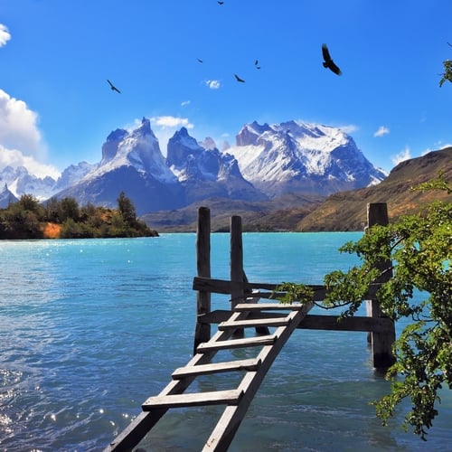 Torres del Paine, Pehoé-meer