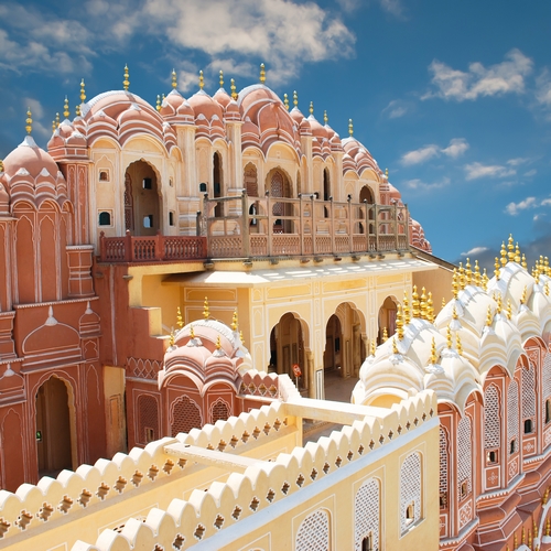 Hawa Mahal in de Roze Stad Puskhar