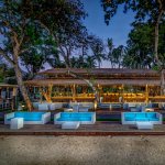 Prama Sanur Beach Hotel, lounge aan het strand