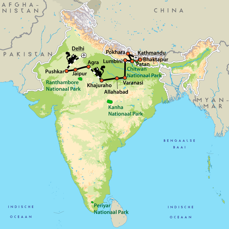 Mooiste van India & Nepal