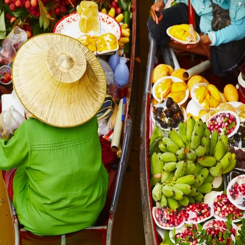 Floating market in Chiang Mai