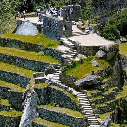 Close-up Machu Picchu
