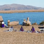 Uros-eilanden in het Titicacameer