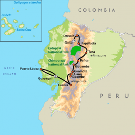 Hoogtepunten van Ecuador