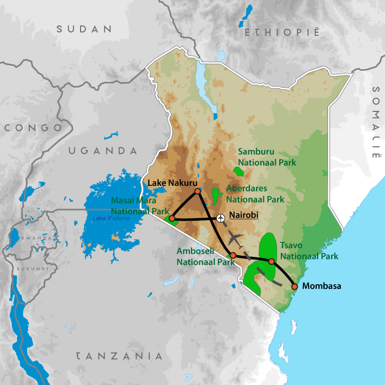 Hoogtepunten van Kenia