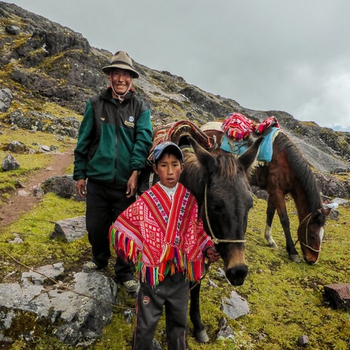 Locals op Lares Trek