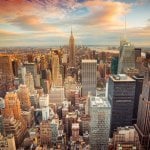 New York van bovenaf