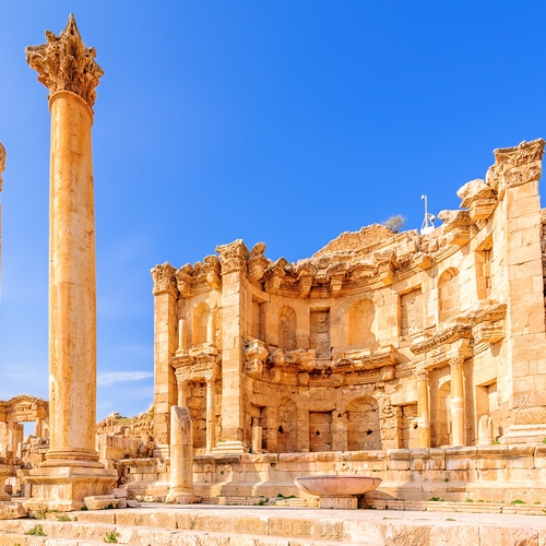 Jerash, tempels