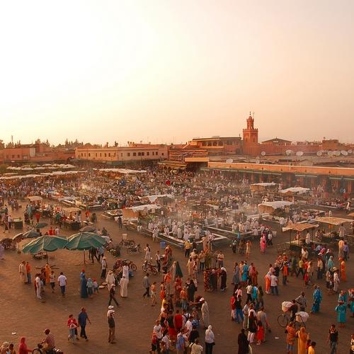 Marrakech, Djemaa el Fna plein