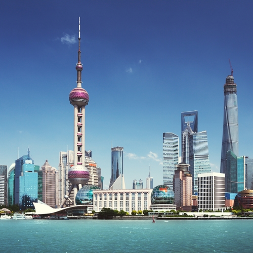 Skyline van Shanghai