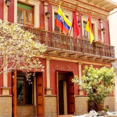 Hotel Morenica del Rosario, voorkant