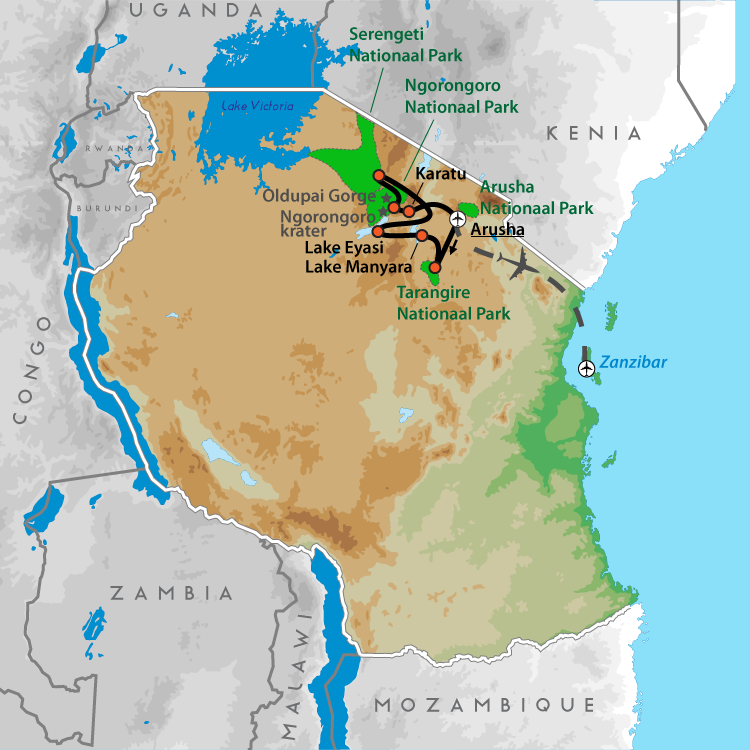 Onbekend Tanzania & Zanzibar
