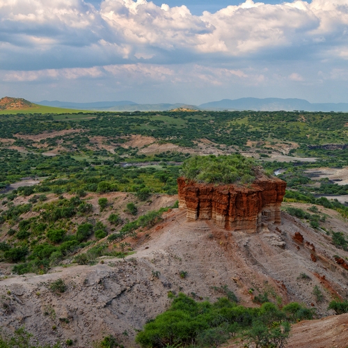 Odulvai Gorge, uitzicht