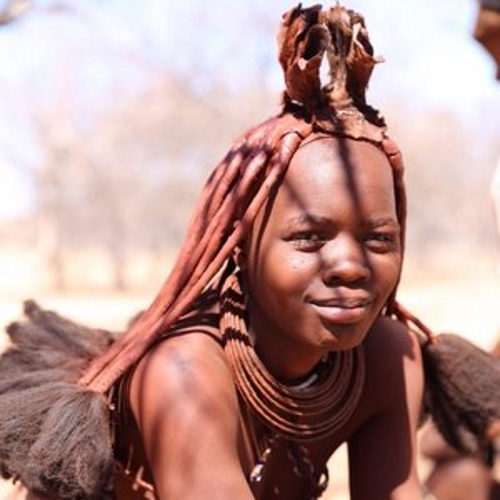 De lokale Himba-bevolking