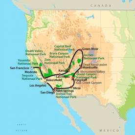 Groepsreis West Amerika Compleet