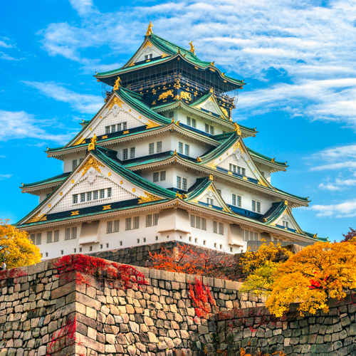 Het kasteel van Osaka
