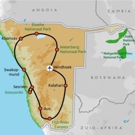 Priv&eacute;reis Hoogtepunten Namibi&euml;