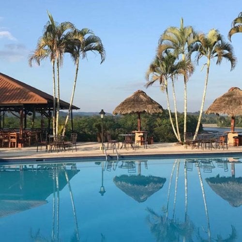 La Casa del Suizo Lodge, zwembad