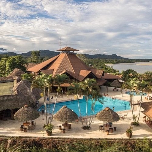 La Casa del Suizo Lodge, zwembad