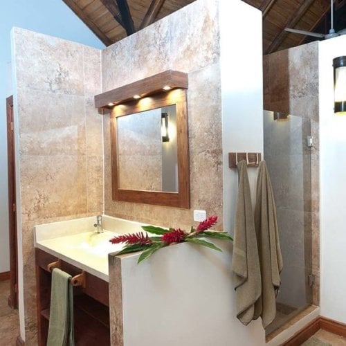 La Casa del Suizo Lodge, badkamer