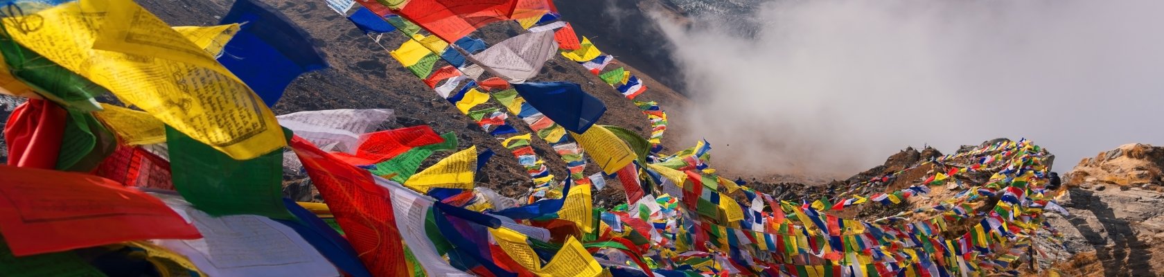 Tibet, gebedsvlaggetjes