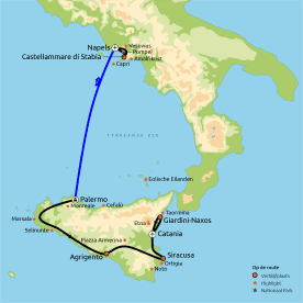 Groepsreis Schatten van Sorrento, Sicilië & de Amalfikust
