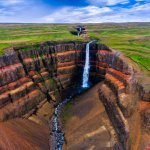 Hengifoss-waterval