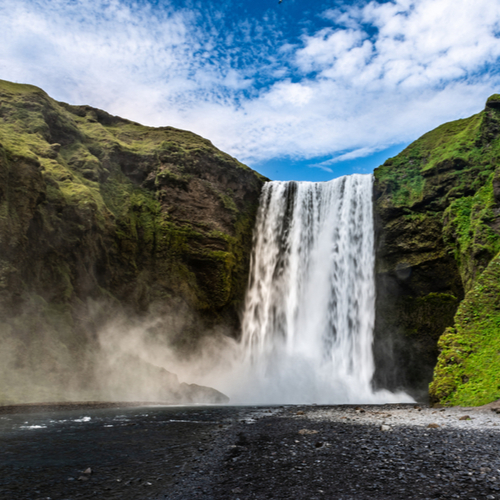 Skógafoss-waterval