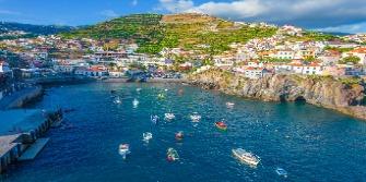 Klein vissersdorpje bij Funchal, Madeira