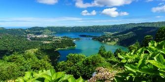 Krater op Sao Miguel eiland