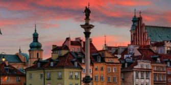 Warschau oude stad, Polen