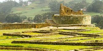 Inca-ruïne Ingapirca, Ecuador