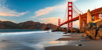 Golden Gate Bridge San Francisco California 335x167