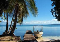 Boot bij Bocas del Toro Boot bij Bocas del Toro