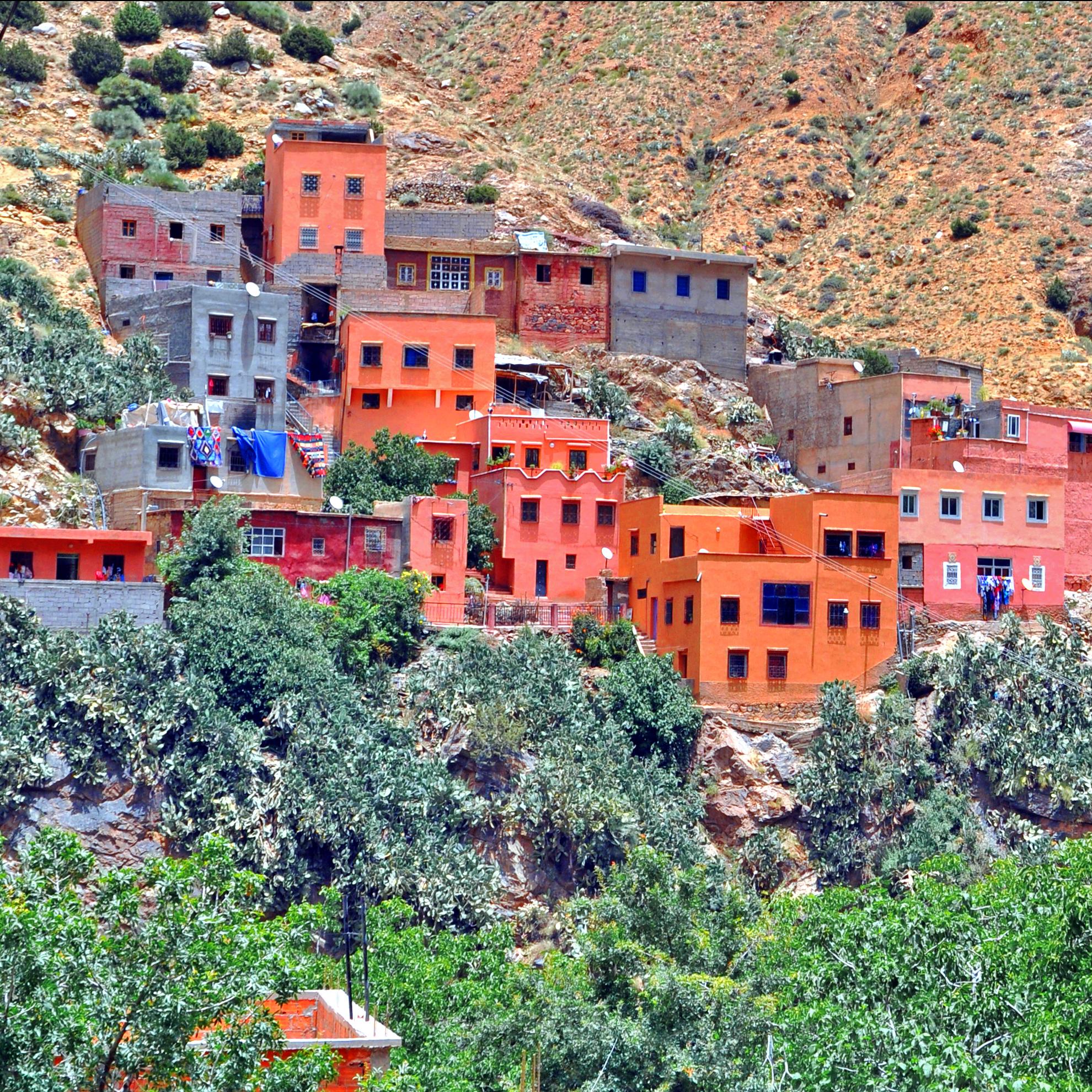 Berber dorp, Atlasgebergte