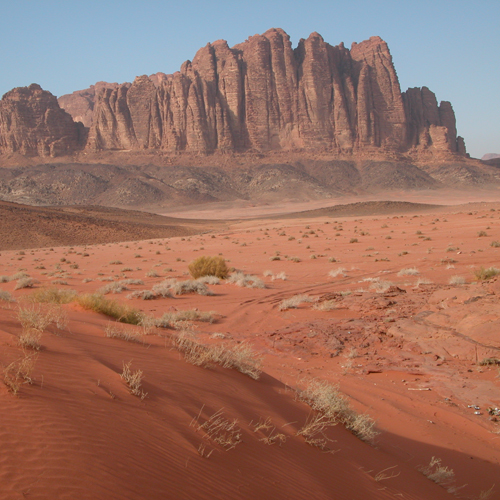 Landschap Wadi Rum 