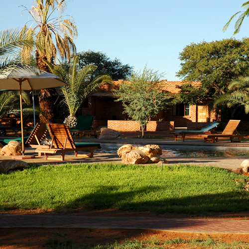 Overzicht Kalahari Anib Lodge Kalahari Namibië