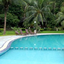 Zwembad Perhentian Island Resort Maleisië