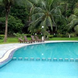 Zwembad Perhentian Island Resort Maleisië
