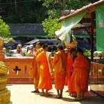 Monniken Gouden Driehoek Thailand