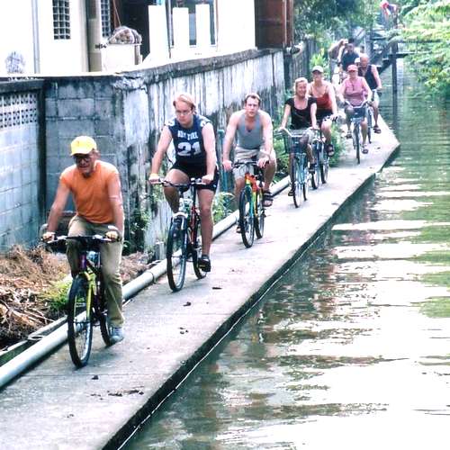 Fietsen Bangkok Thailand