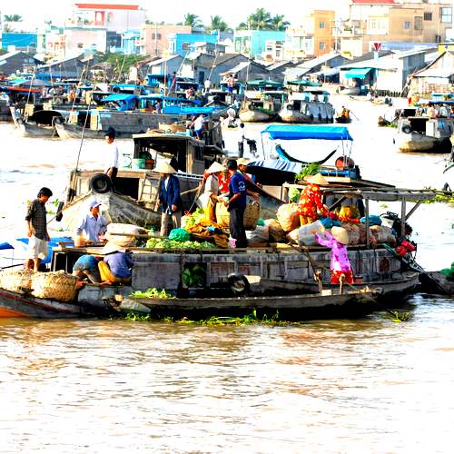 Floating Market Can Tho Vietnam