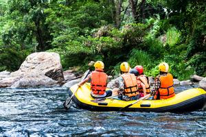 White water rafting 