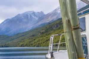 Lago del Desierto en de Vespignani-gletsjer