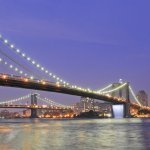 USA New York Brooklyn Bridge
