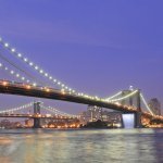 USA New York Brooklyn Bridge