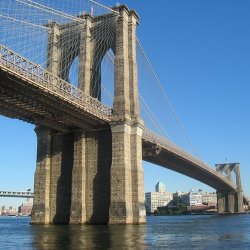 USA New York Brooklyn Bridge