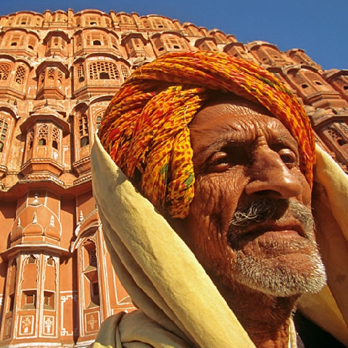 Hawa Mahal in de Roze Stad Puskhar