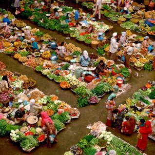 Indonesische voedsel markt