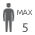 5 personen